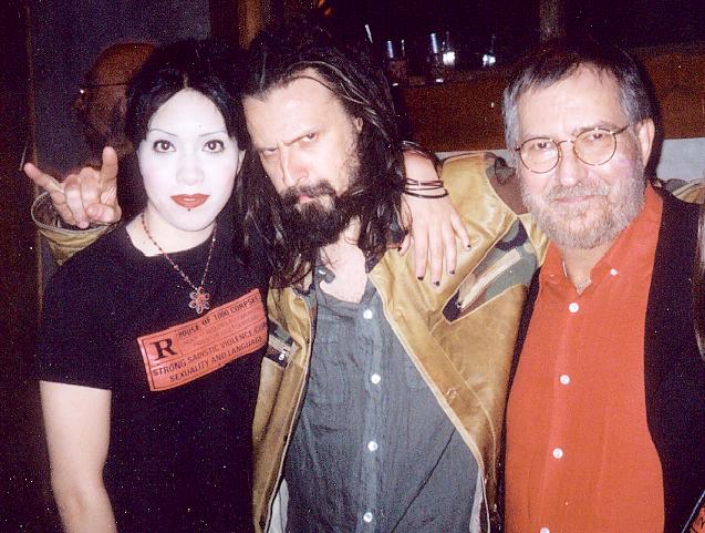 wikkedxxgurl with Rob Zombie & Tobe Hooper